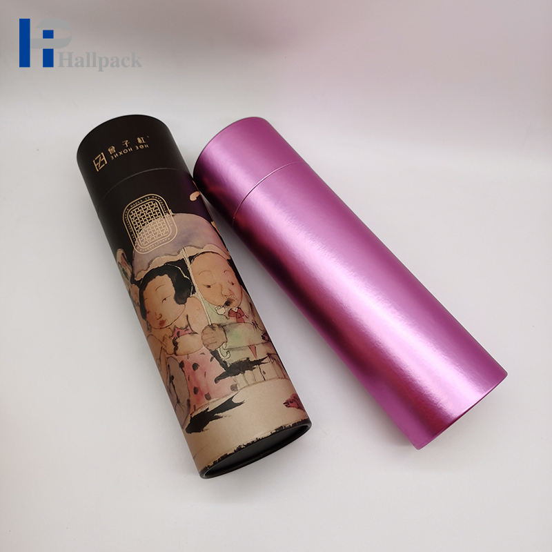Custom Recycled Paper Tube Strong Metallized Paper Cardboard Paper Tube