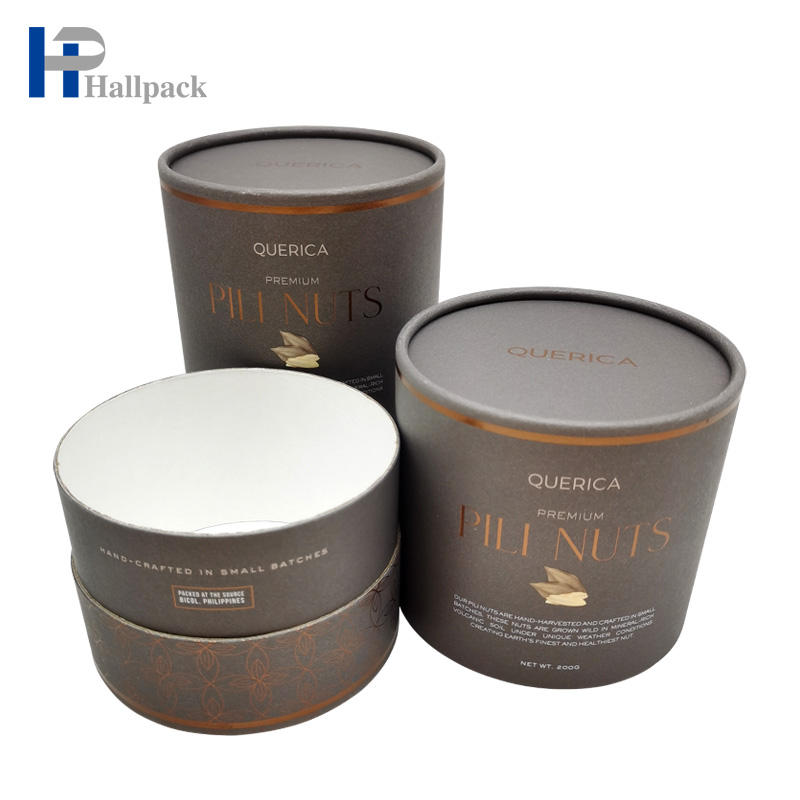 Logo Cylindrical Box Package