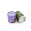 Paper Tube Packaging With Lids For Loose Tea Coffee Food Grade Cutsomized