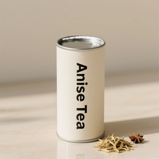 Recyclable Cutsom Logo Paper Canister for Tea Packaging Food Grade Can