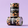 Eco-friendly Custom Logo Food Grade Packaging Tube Snack Tin Packaging