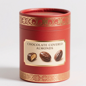 Biodegradable Kraft Cardboard Round Box for Cookies Coffee Paper Canisters Wholesale