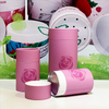 Hallpack biodegradable customized easy peel off package for coffee tea and chocolate paper cylinder packaging