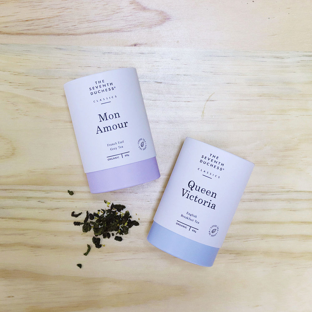 Custom Biodegradable Cylinder Food Paper Cardboard tube packaging Premium Tea Canister Tube Box Packaging for Loose Tea Package