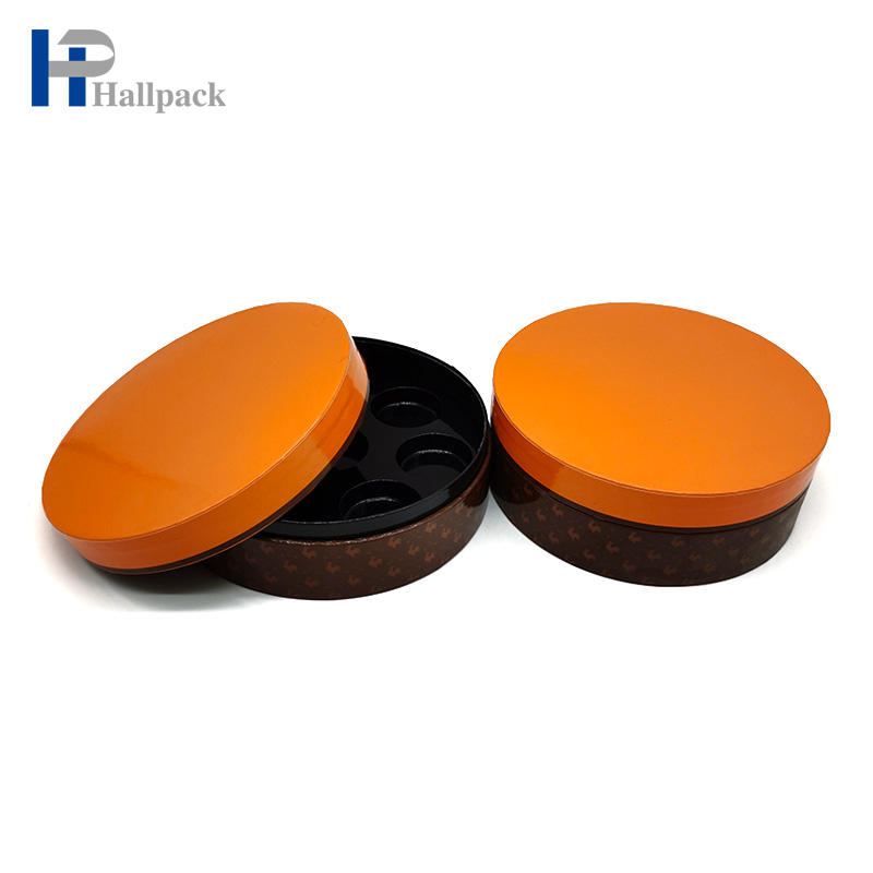 Round Color Paper Tube Cellophane Packaging Chocolate Paper Tube