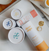 Design Cylinder Box Cosmetic Essential oils Skincare bottle Cardboard Round custom Paper tube Packaging box for loose power