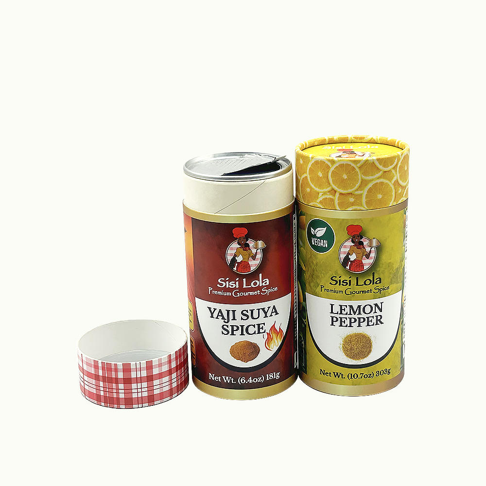paper tube packaging with food grade foil