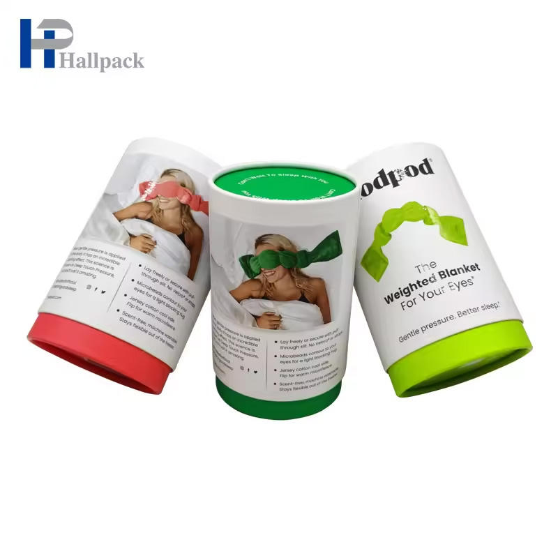 100% Recycled Material craft paper tube Custom Handmade Soy Wax Luxury Candle Glass Jar paper core tube tea packaging