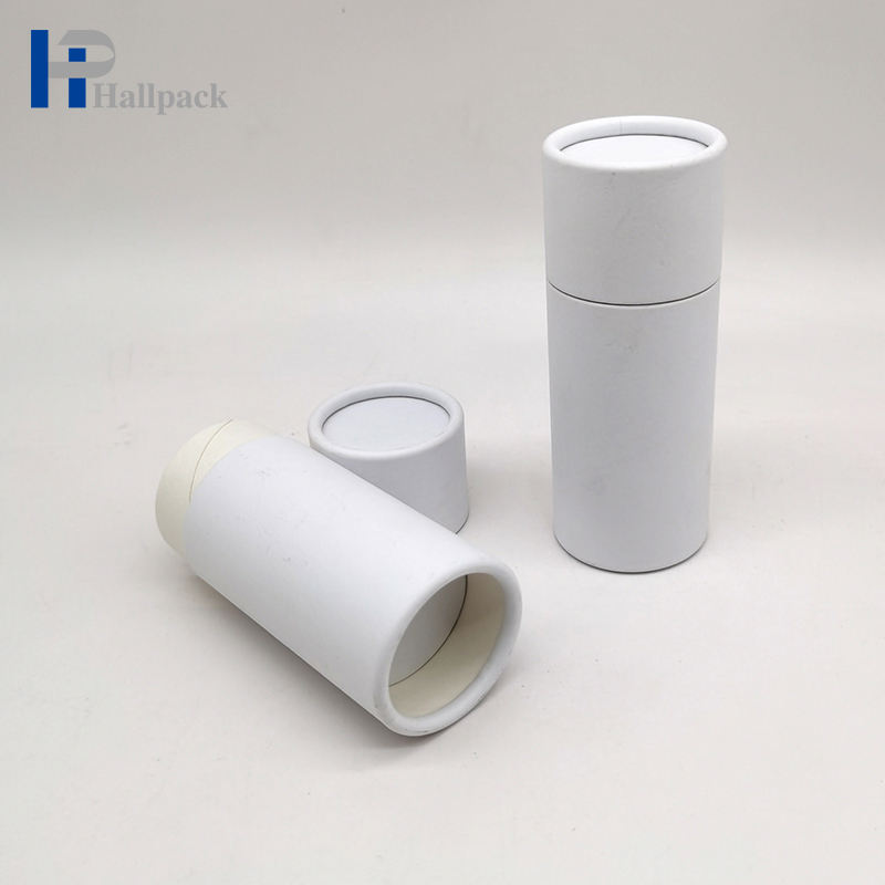 Luxury Printing Eco Food Synthetic Paper Packaging Tube Cardboard Paper Tube
