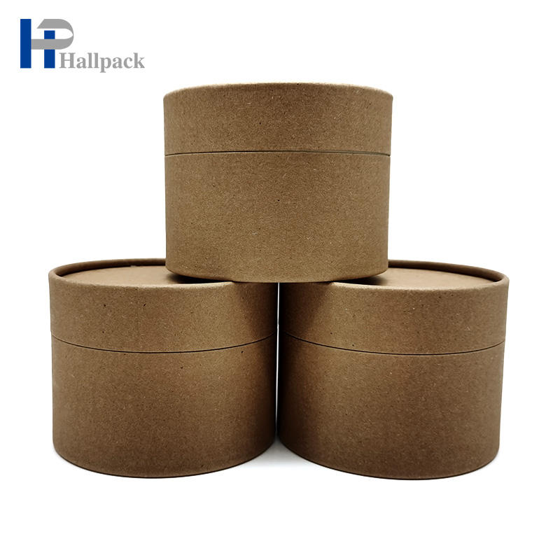 round Kraft with Embossing Synthetic Paperboard and Craft Paper for Cosmetic Cardboard Paper tube