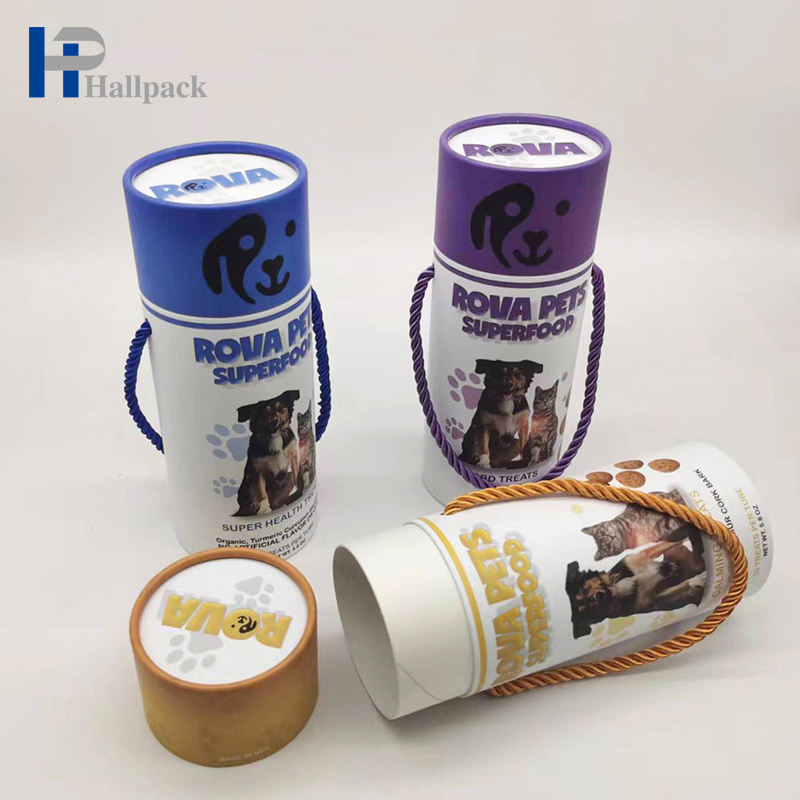Paper Tube Box With Handle