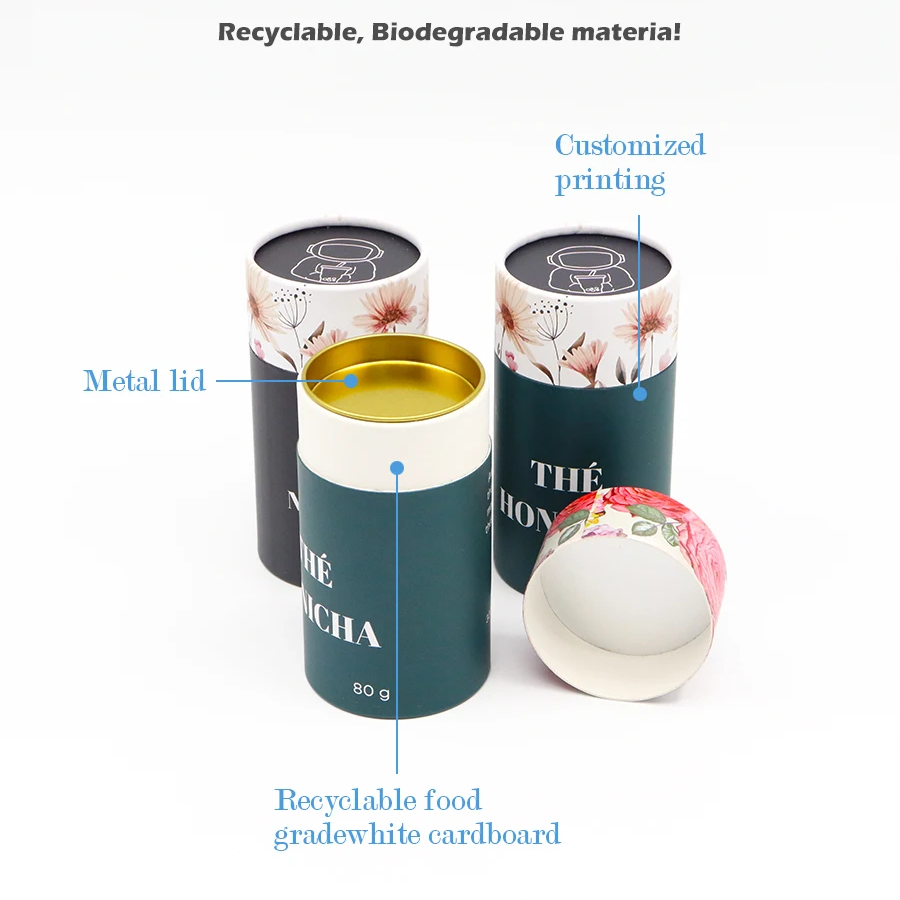 eco friendly tea tube packaging