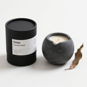 Recyclable Custom Design Paper Cylinder Cosmetic Packaging for Candle Cans