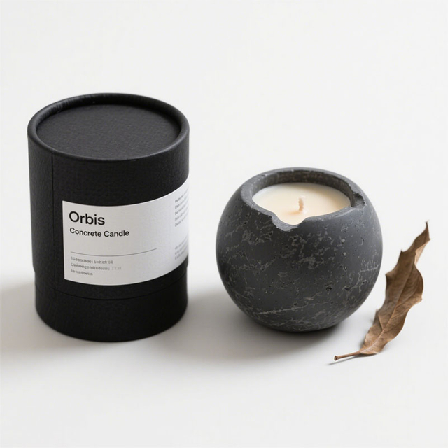 Recyclable Custom Design Paper Cylinder Cosmetic Packaging for Candle Cans