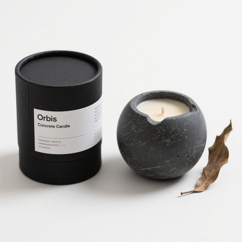 Recyclable Custom Design Paper Cylinder Cosmetic Packaging for Candle Cans