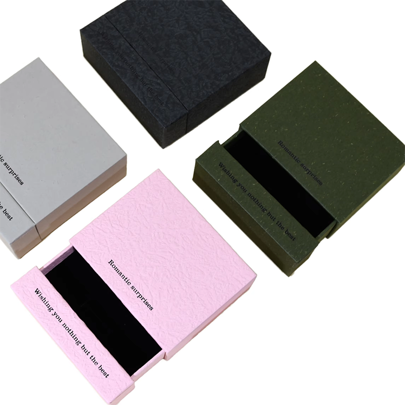 Biodegradable Custom Design Jewelry Box Packaging