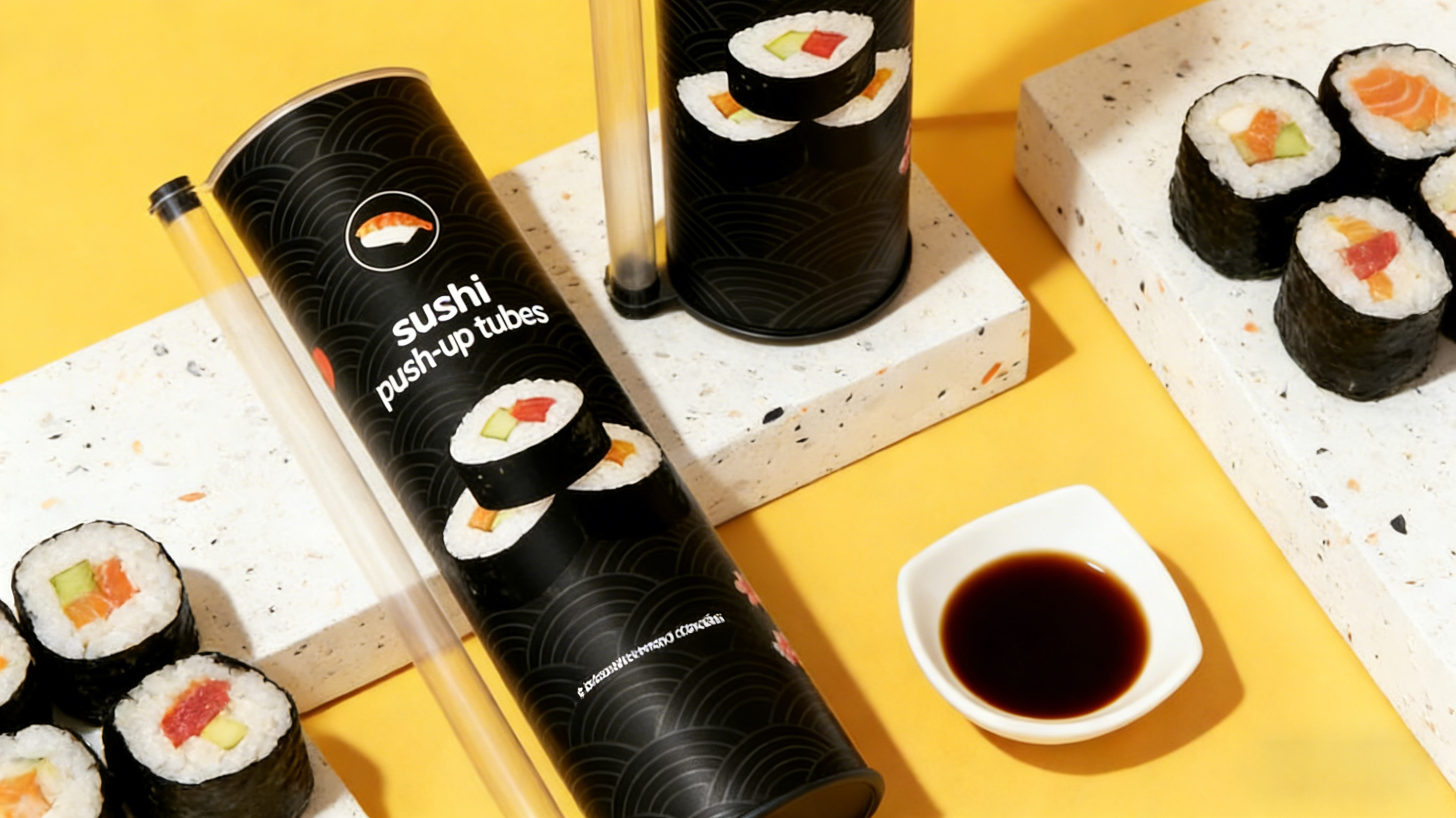 Sushi Push Pop Container