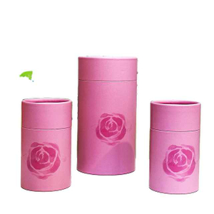 Hallpack biodegradable customized easy peel off package for coffee tea and chocolate paper cylinder packaging