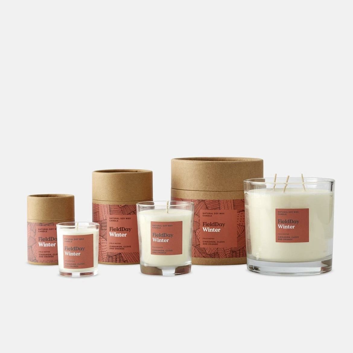 Custom Kraft Paper Handmade Soy Wax Luxury Candle Glass Jar Box Tube Packaging For Gift