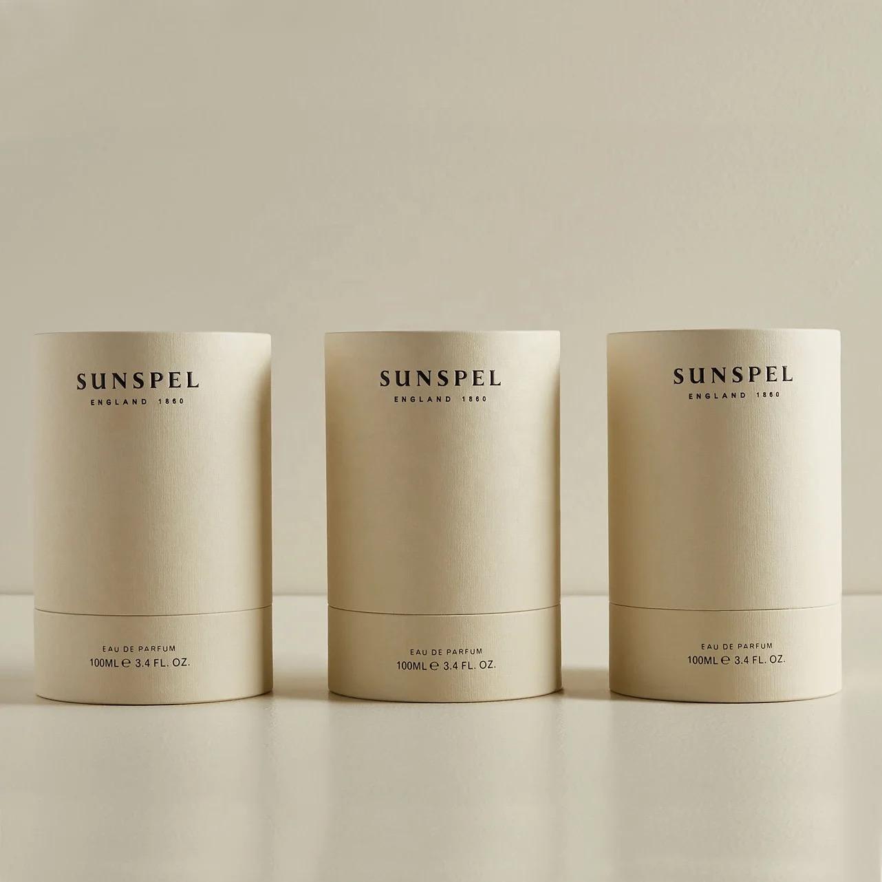 Custom Hot Sale Cosmetic Perfume Bottle Essential Oil Bottle Paper Tube Round Cylinder Cardboard packaging Tubes for perfume