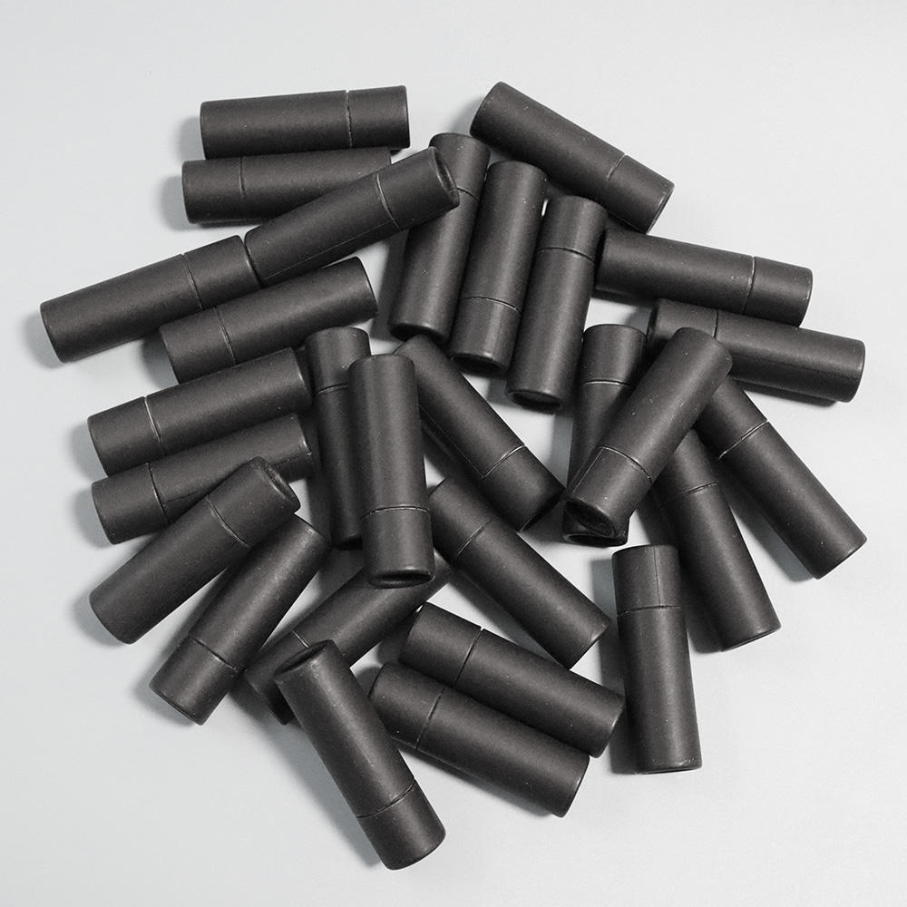 Black 0.4oz Deodorant Paper Tube Lipbalm Tubes With Low Price