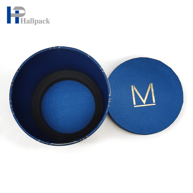 Wholesale Kraft Round Paper Core Flat Edge Lid Round Paper Tube