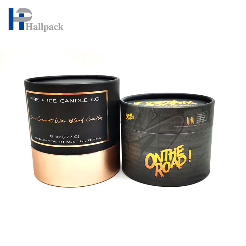 Custom Recycled Paper Core Cylinder Food Grade Tea Coffee Paper Tubes Packaging