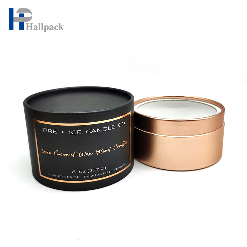 Custom Recycled Paper Core Cylinder Food Grade Tea Coffee Paper Tubes Packaging