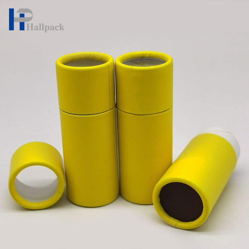 Perfume Bottle Packaging Printing Craft Paper Tube PET Lip Paper Tube