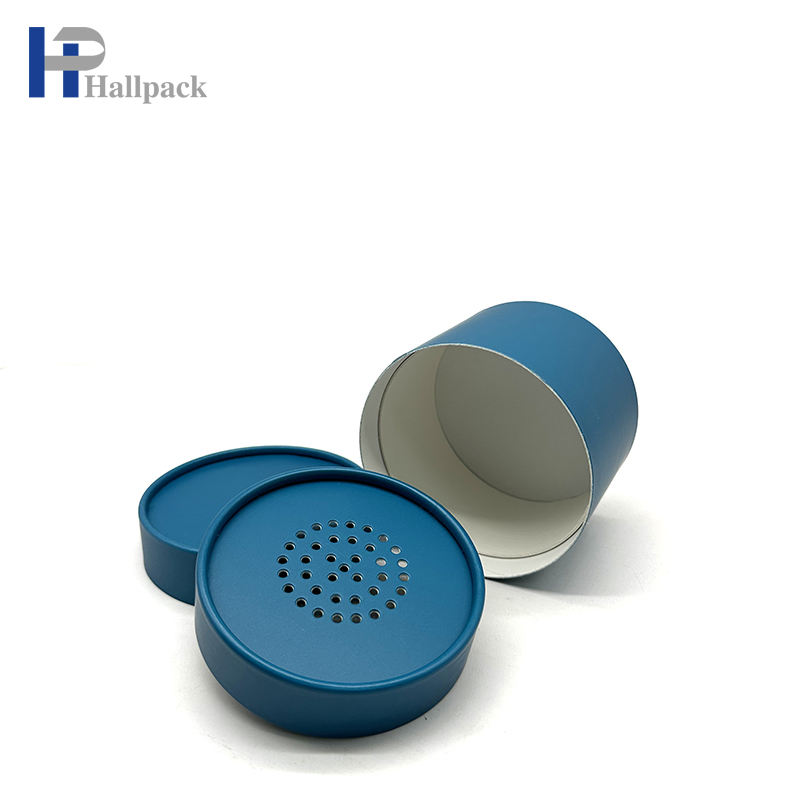 Bath Salt Loose Powder Round Paper Packaging Tube Cosmetic Powder Sieve Cylinder Paper Tube