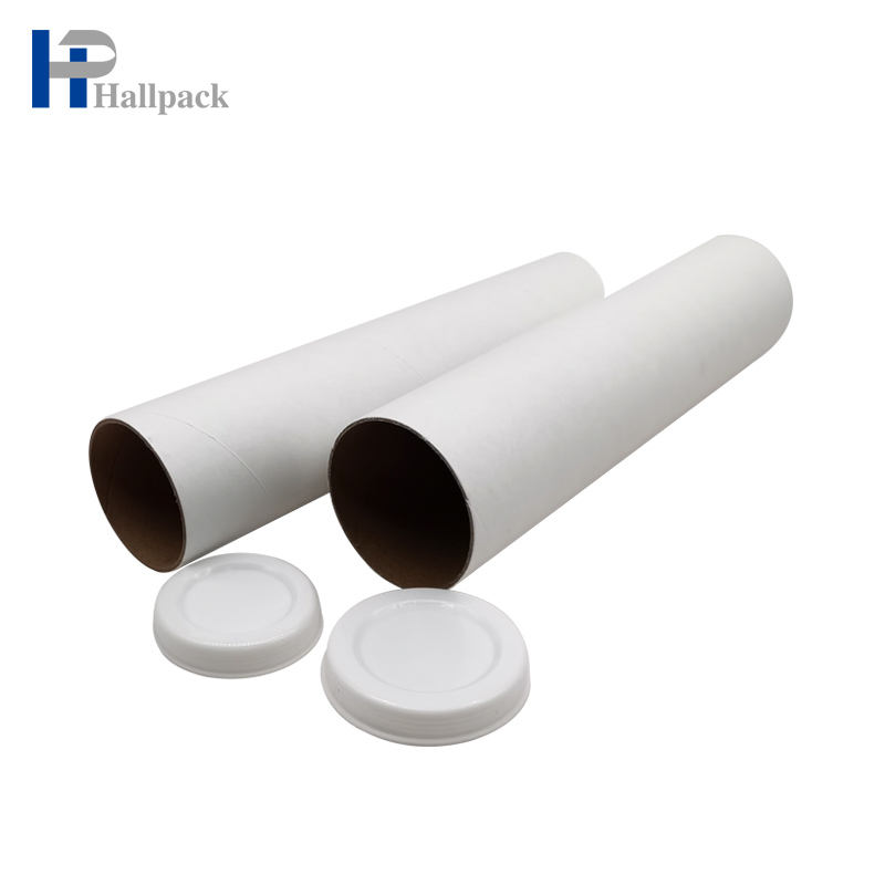 Customized Brown Kraft Mailing Postal Packaging Cardboard Paper Tube