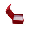 Paper Book-Shaped Box Packaging for Earrings Jewelry Gift Custom Design Square Magnetic Carton