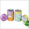 Biodegradable Custom Cylinder Food Grade Box Round Tea Box Packaging