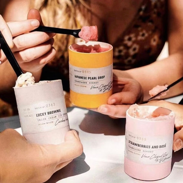 Customized Digital Printed Paper Containers Packaging Tea Tube For Food Grade