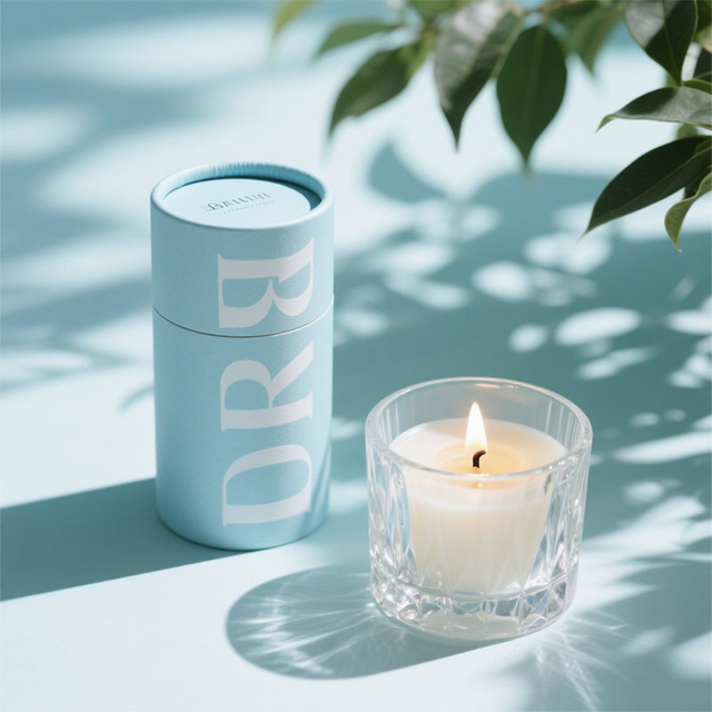Biodegradable Round Box Cylinder for Bottle Perfume Bottle Paper Tube Packaging