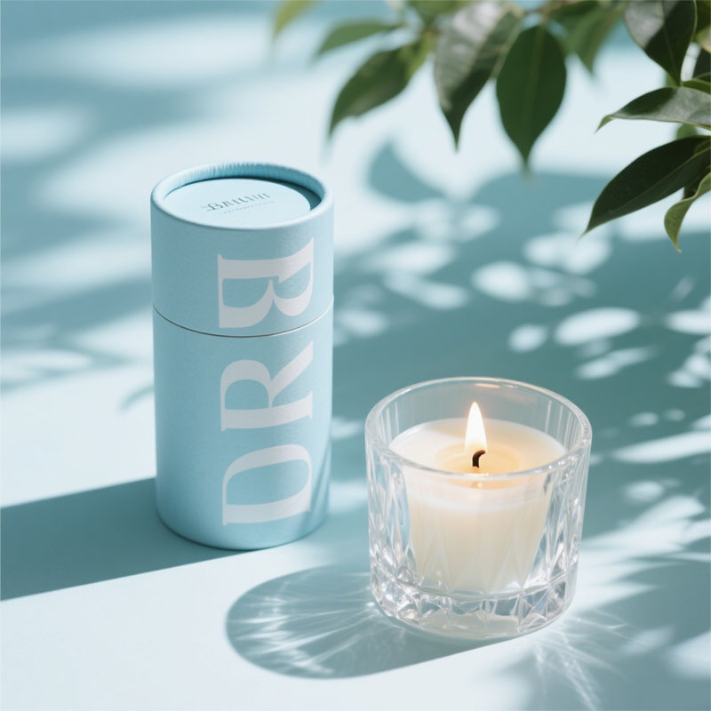 Biodegradable Round Box Cylinder for Bottle Perfume Bottle Paper Tube Packaging