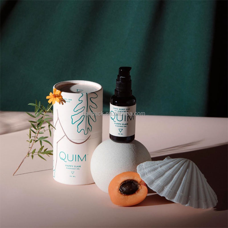 Paper Gift Box Diffuser Packaging Customs Recyclable 3pcs Telescope Paper Tube with Black Ribbon