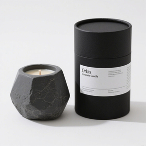 Biodegradable Custom Design Paper Cylinder Cosmetic Packaging for Candle Cans