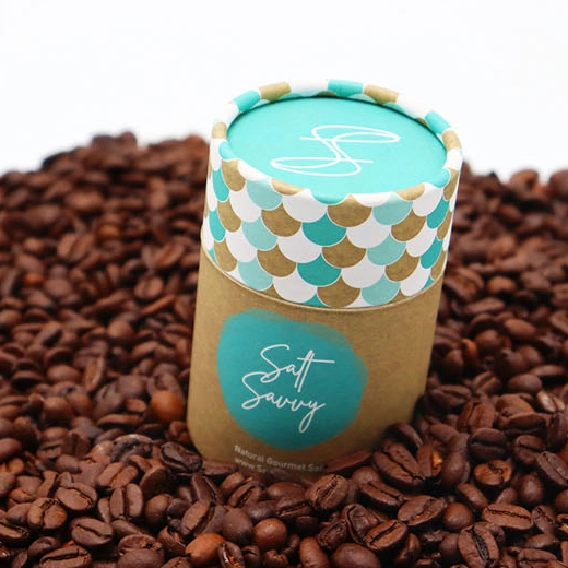 Biodegradable Round Cylinder Cardboard Food Grade Box Coffee Tube Packaging