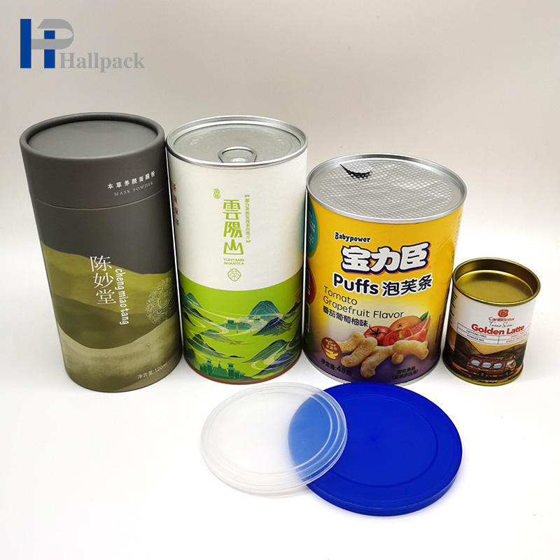 paper tube packaging with food grade foil