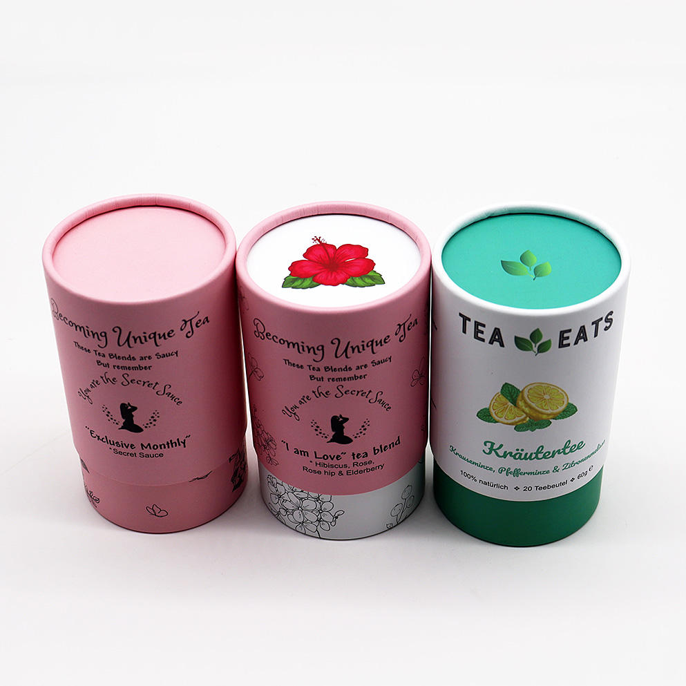 paper tube cbd food packaging