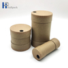 Wholesale Customized Paper Tube Packaging Pure Kraft Paper Tube With Open Top