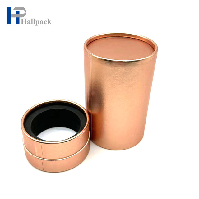 Custom Rose Gold Paper Tube