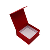 Paper Book-Shaped Box Packaging for Earrings Jewelry Gift Custom Design Square Magnetic Carton