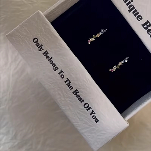 Rigid Pull Out Sleeve Sliding Drawer Gift Packaging with Drawer Jewelry Box for Earrings Rings