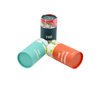 Paper Tube Packaging For Loose Tea Food Grade Paperboard Design Logo Available Custom