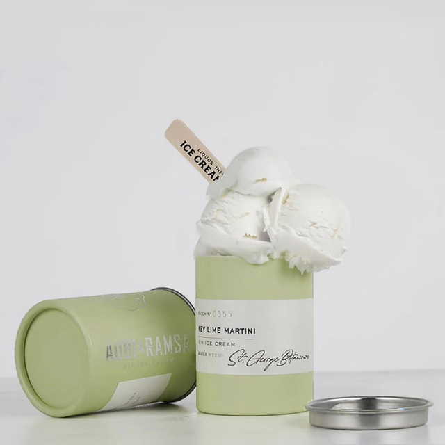 Customized Digital Printed Paper Containers Packaging Tea Tube For Food Grade