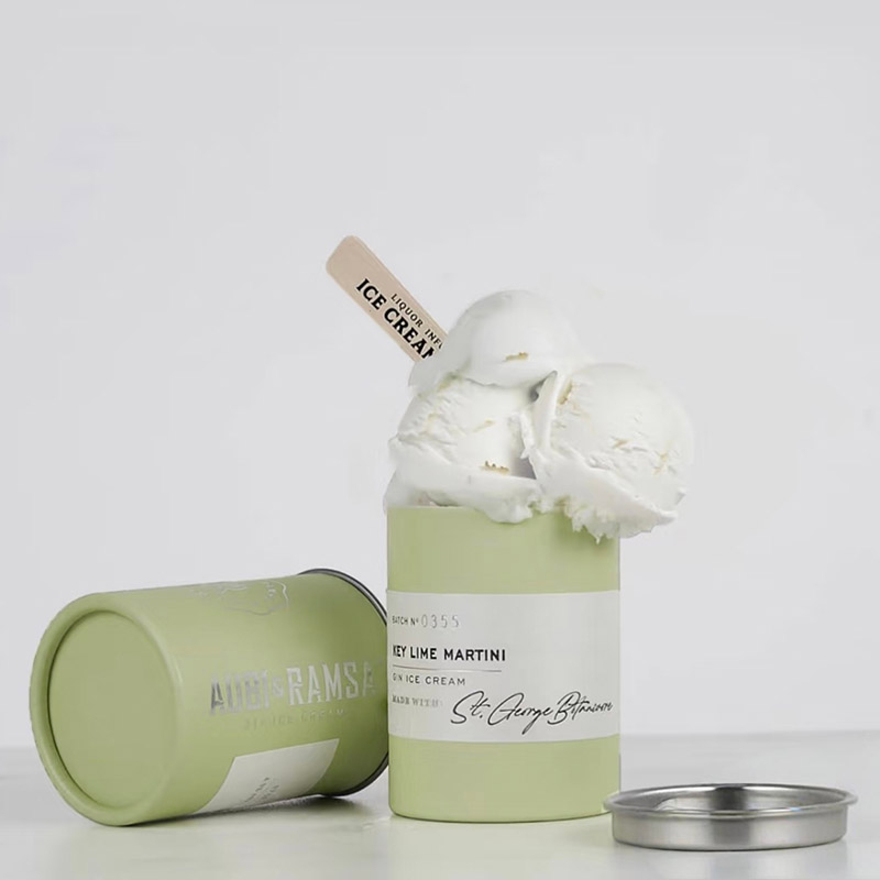 Customized Digital Printed Paper Containers Packaging Tea Tube For Food Grade