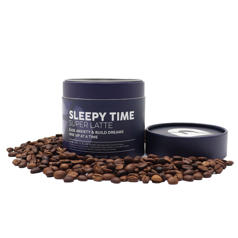 Eco-friendly Custom Logo Food Grade Packaging Tube for Tea Coffee Beans
