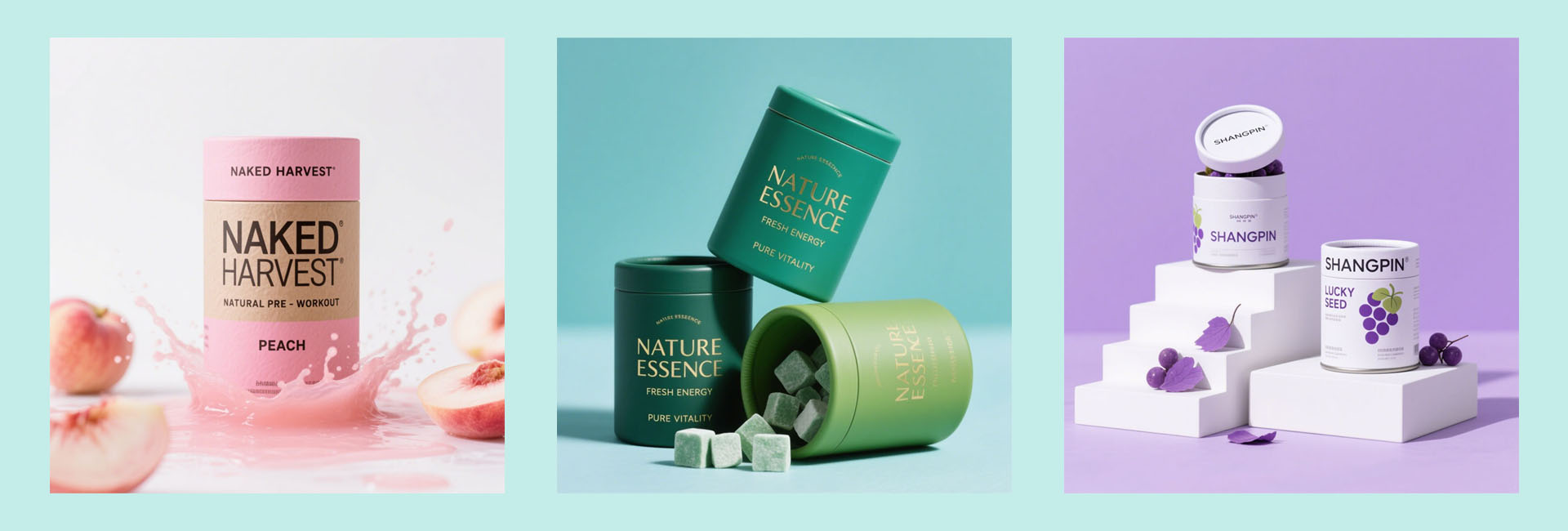protein powder packaging tube